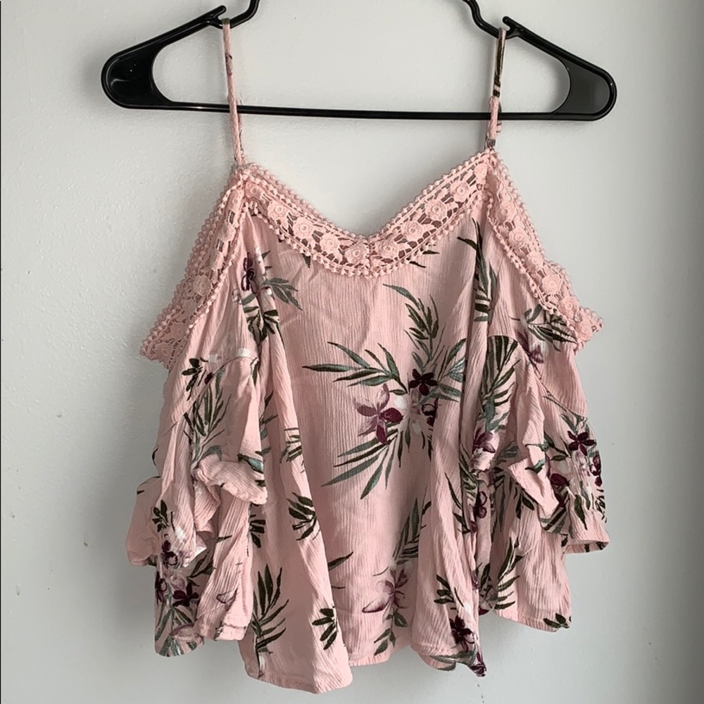 Aeropostale Off Shoulder Shirt